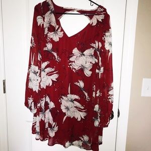 Entro Flower Print Dress
